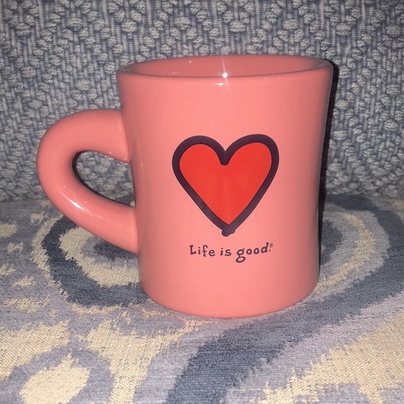 Life Is Good Other - Life is Good pink coffee/tea mug